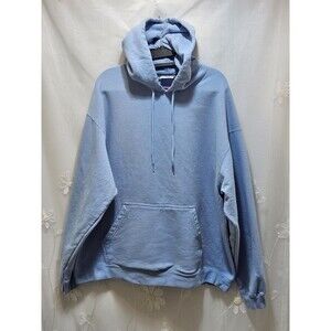 Hanes Womens XL Blue Sweater Hoodie Timeless Relaxed Warm Athleisure Traditional